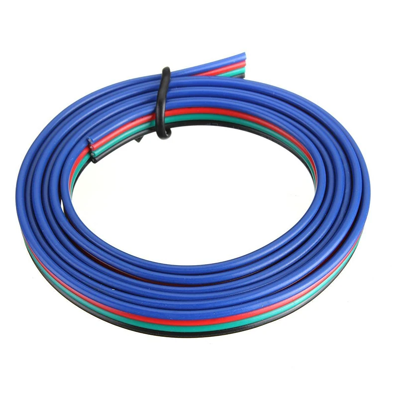 

4-контактный удлинитель кабеля для RGB / RGB 3528 5050 светодиодной ленсветильник