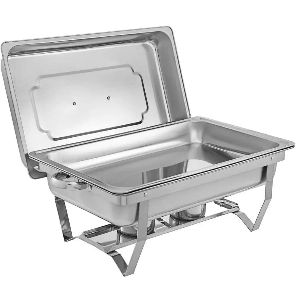 Буфетные плиты Caterer 4 шт 9 л прямоугольные Подогреватели еды | Дом и сад