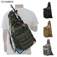 fishing tackle backpack waist bag fish lure bait box storage outdoor climbing bag sport camping military chest shoulder backpack