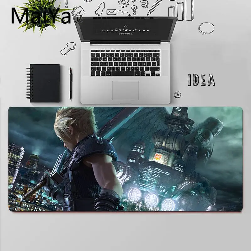 

Maiya Top Quality Final Fantasy 7 Durable Rubber Mouse Mat Pad Free Shipping Large Mouse Pad Keyboards Mat