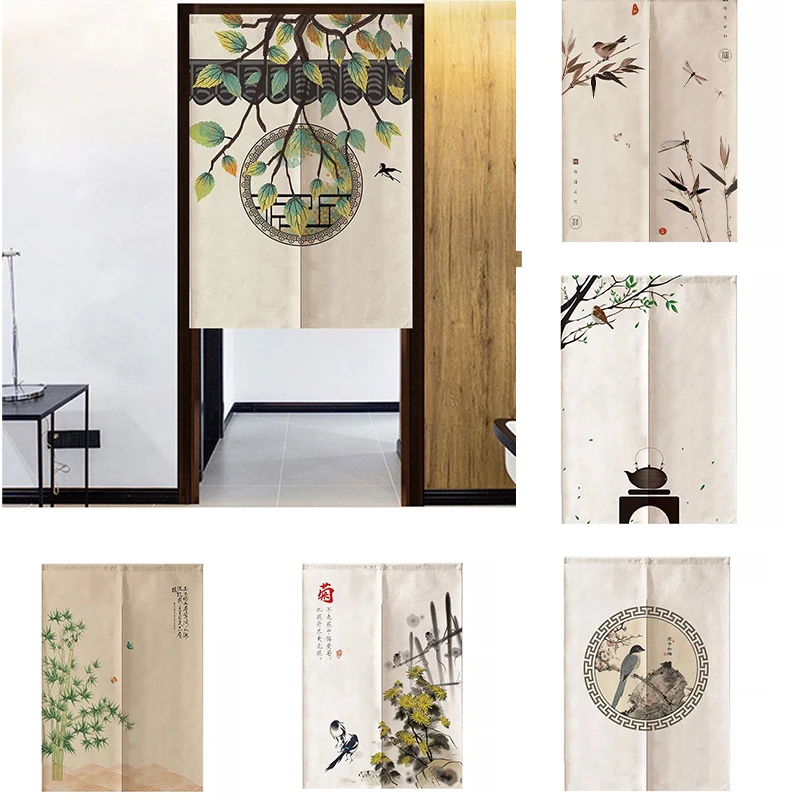 Тканевая занавеска на дверь без перфорации Спальня Кухня геомантического ткань