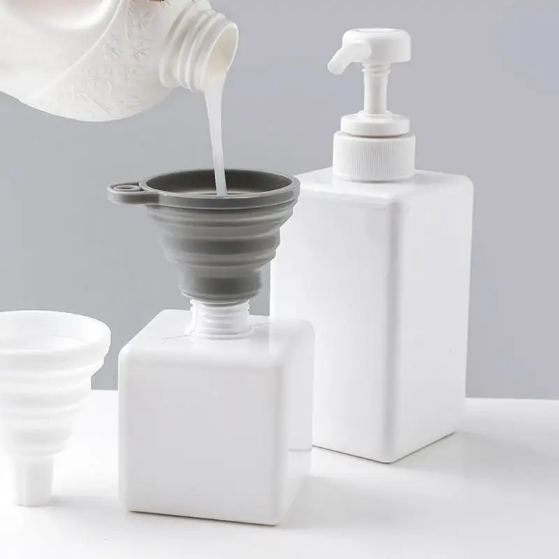 

1PC Silicone Collapsible Foldable Funnel Household Kitchen Cooking Tools Portable Wine Mini Portable Oil Pot Funnel