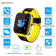Smart Accurate Real-time Tracker Location SOS Call Remote Monitor Camera LBS Kids Student Phone Watch Wristwatch For IOS Android