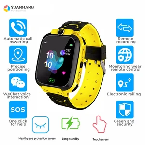 smart accurate real time tracker location sos call remote monitor camera lbs kids student phone watch wristwatch for ios android free global shipping