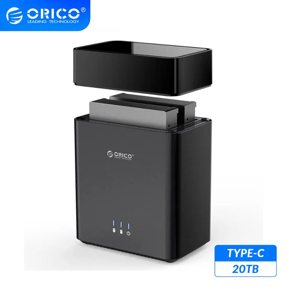 ORICO DS Series 2 Bay 3, 5   Type C HDD -    HDD  UASP 12V 4A Power USB3.1 HDD 