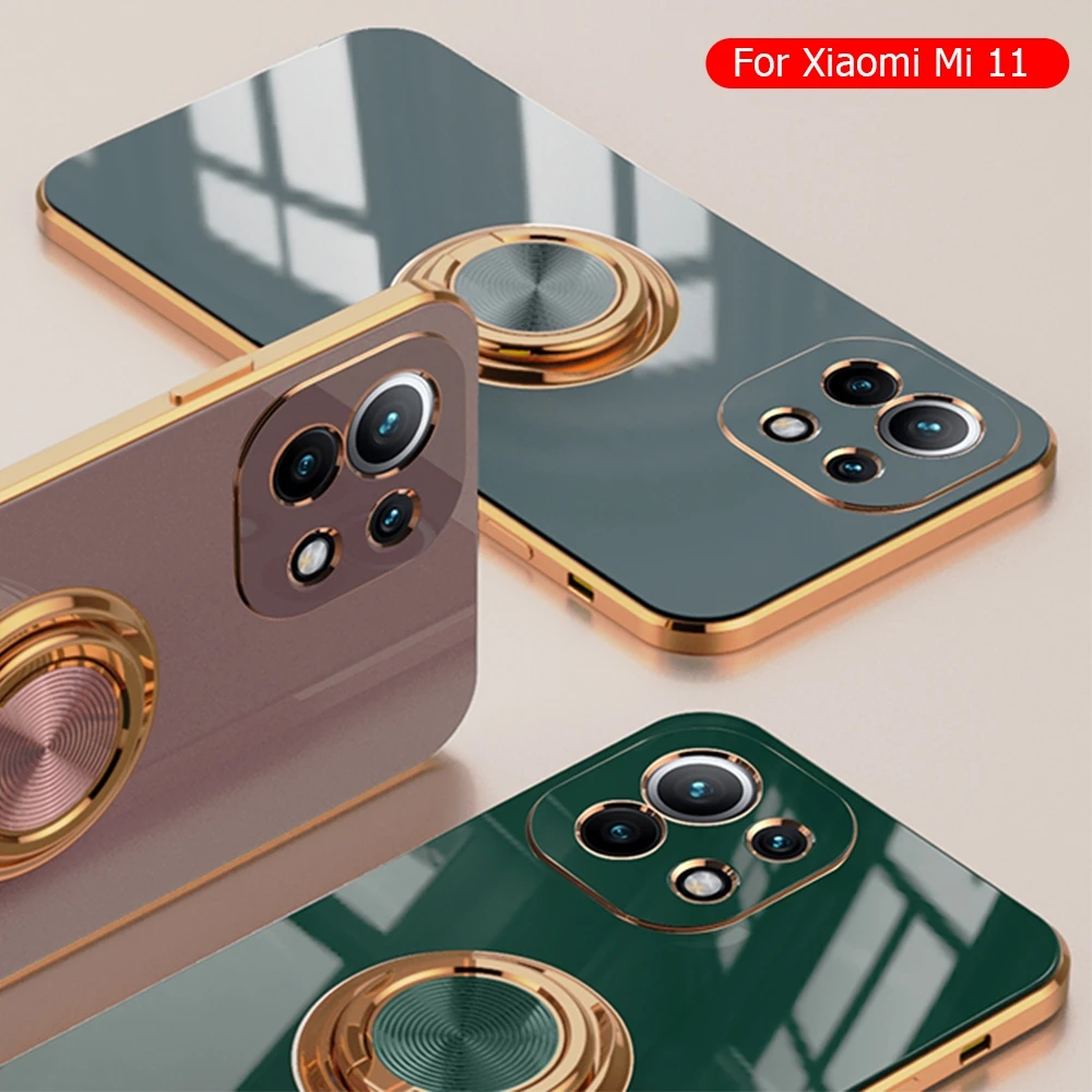 

Liquid Silicone Case For Xiaomi Mi 11 10 10T Ultra Luxury Plating Soft Cover For Xiaomi Redmi Mi 11 10 10T Pro Lite K30 Pro mi11