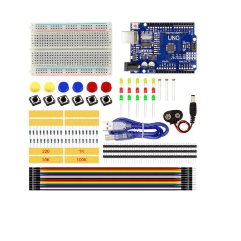 Обновленная версия микроконтроллера Arduino R3 UNO макетная плата стартовый набор с usb