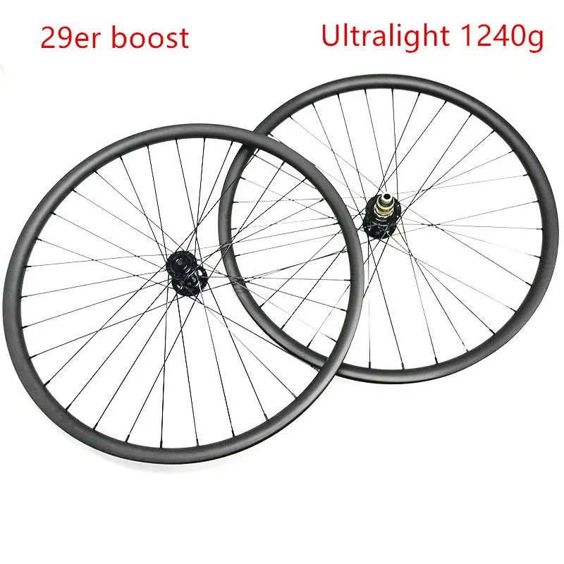 29er Углеродные горные колеса сверхлегкие 1240 г 27x25 мм бескамерные 29 148x15x12 boost XD mtb