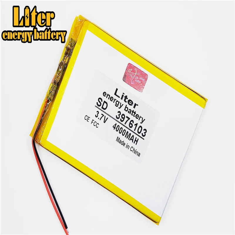 

Литий-полимерные аккумуляторные элементы для Mp3 MP4 DIY PAD DVD, 3,7 в, 4000 мАч, 3976103
