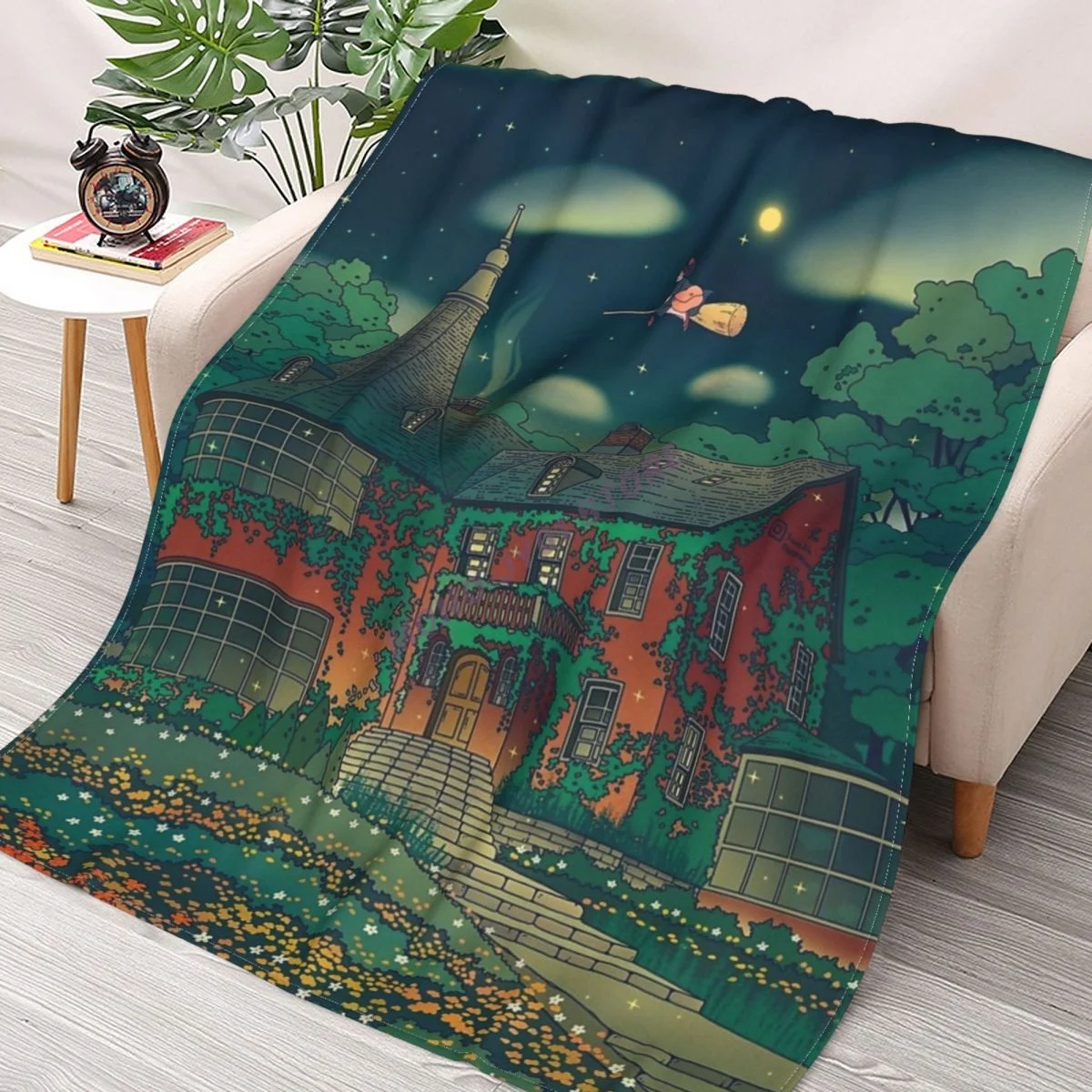 

A Starry Night Out Throw Blanket Sherpa Blanket cover Bedding soft Blankets