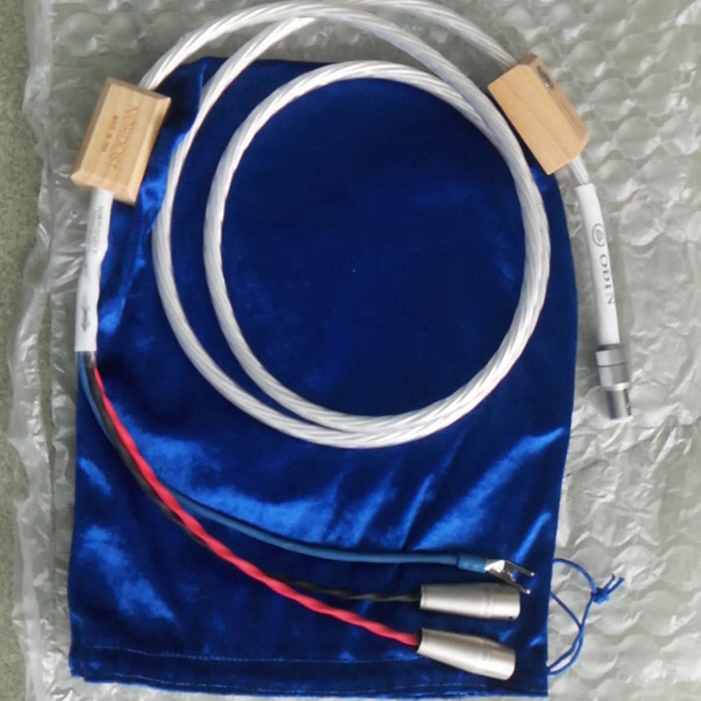 

Odin2 Серебряный аудиофил для справки Pro 5 PIN к XLR балансирующие Разъемы штекер к 3pin XLR штекеры LP телефонный кабель