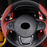 for 2019 2022 toyota gr supra a90 aluminum alloy car steering wheel paddle decorative stickers car interior accessories
