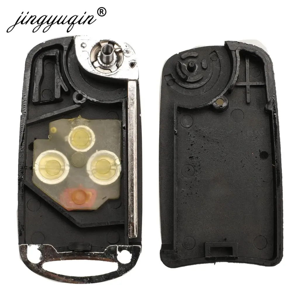 Jingyuqin модифицированный раскладной чехол с 4 кнопками для дистанционного ключа
