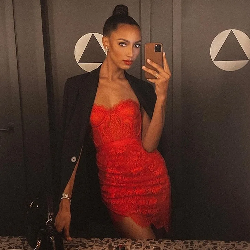 Лето 2020 новое женское сексуальное без рукавов бретелек Бандажное платье