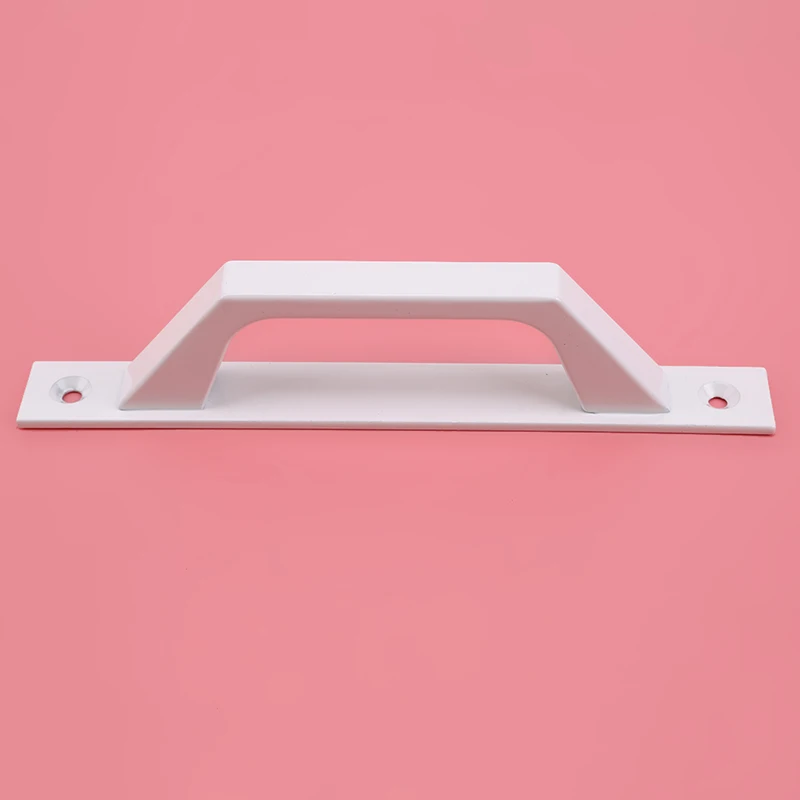 

Черные дверные ручки из алюминиевого сплава для балкона, ручка для мебели серебристого и белого цвета, дверная фурнитура, 1 шт.