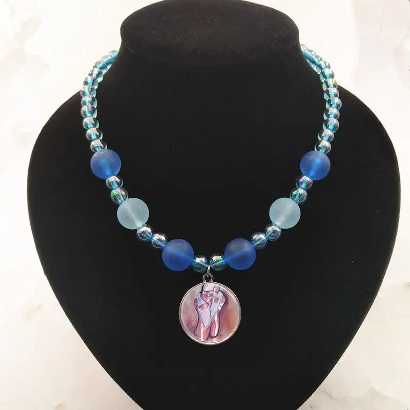 Балетные тапочки танцевальная обувь Очаровательное ожерелье из бисера детский