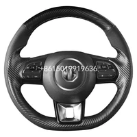 diy top leather car steering wheel hand stitch on wrap cover for mg 6 mg 3 mg zs hs