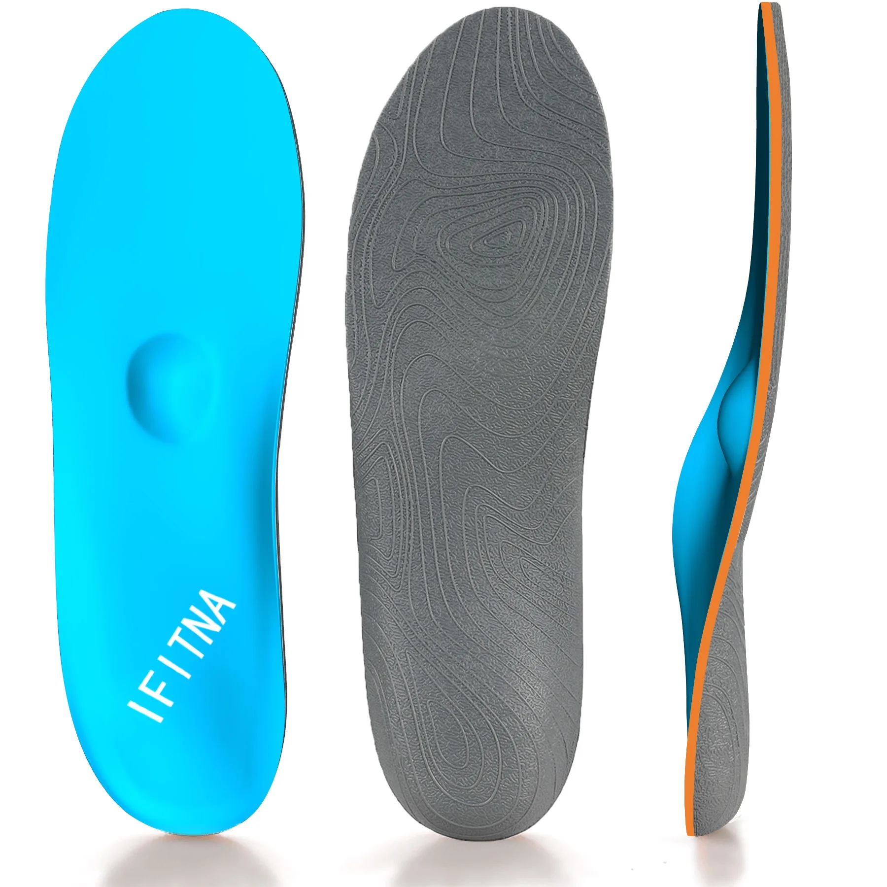 Personality Insoles Male And Female Shoes Plantar Fasciitis  Outdoor Sports Shock-absorbing Insole