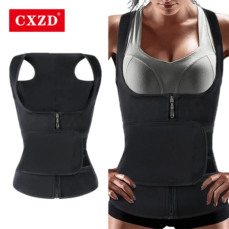 

CXZD женский s корсет для тренировок для похудения корсаж для тренировки талии жилет от пота для женщин компрессионный триммер для тренировок...