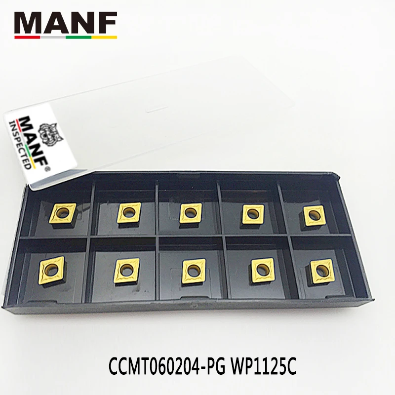 Твердосплавные пластины MANF CCMT060204 токарные инструменты режущий инструмент для