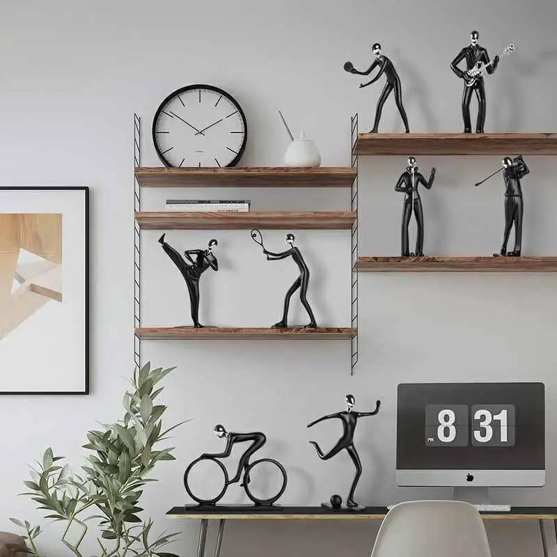 Статуя людей скульптура искусство современное для стола офиса дома украшения