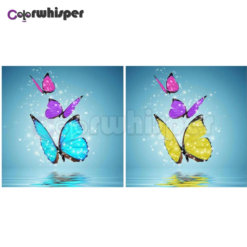 

Diamond Painting Full Square/Round Drill Butterfly 5D Daimond Painting Embroidery Cross Stitch Mosaic Picture Wall Art Z2521
