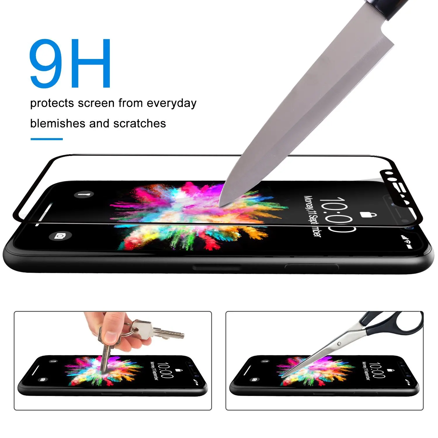 Защитное стекло закаленное 3D для iPhone 11 Pro/SE/5/6/6S/7/8 Plus/X/XR/XS Max|tempered glass film|glass filmfull coverage