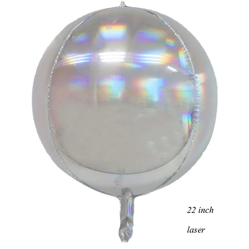1PC Laser C 1 шт. 18/22 дюйма металлические звезды и сердце 4D диско градиент цвета шары для свадьбы и дня рождения вечерние детские Душ Декор реквизит для фотосессии принадлежности - Цвет: 1PC Laser C