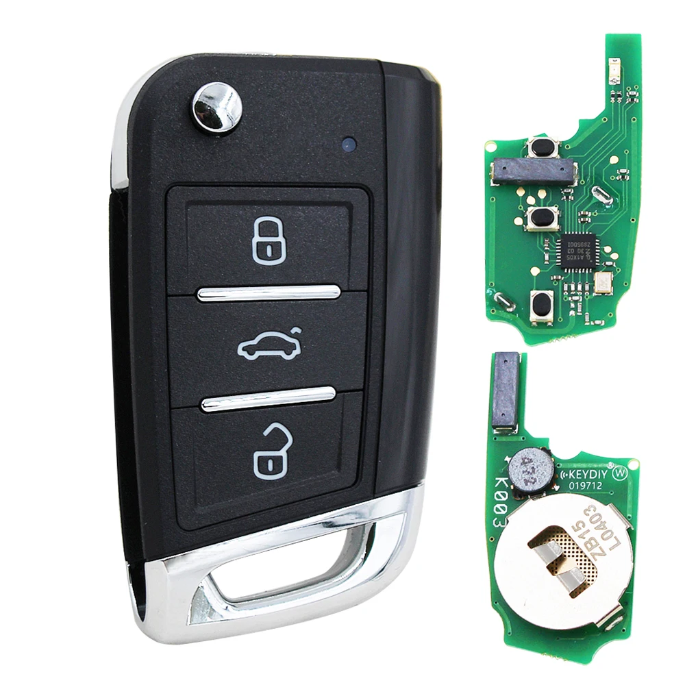 KEYDIY 3 Button Universal KD Smart Key ZB15 Car Remote Replacement for KD-X2 Fit More than 2000 Models | Автомобили и мотоциклы