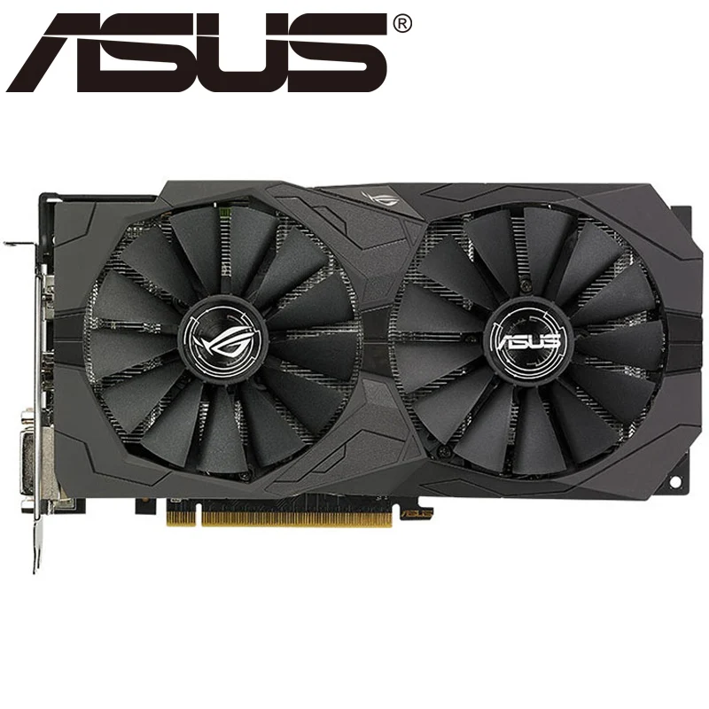 Видеокарта ASUS RX 570 4GB 256Bit GDDR5, видеокарты для AMD RX 500 серии, VGA карты RX570 RX580 580 8G, Дисплей HDMI DVI