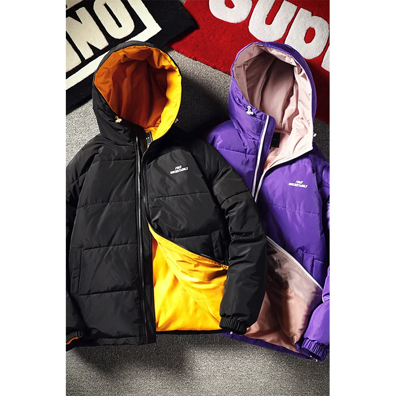 Мужской пуховик на белом утином пуху Повседневная теплая Молодежная куртка с