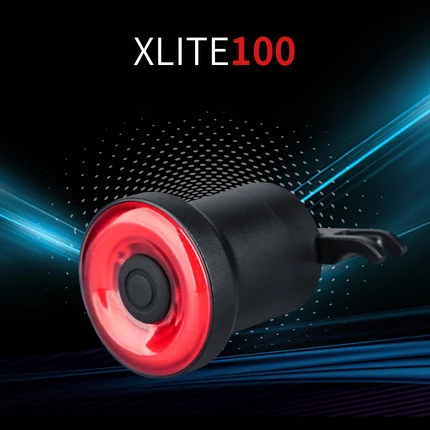 Фсветильник велосипедный XLITE100 IPx6 водонепроницаемый автоматический со