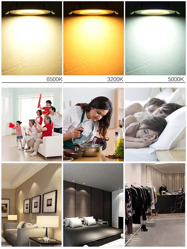 12 Вт 78 мм высокое Мощность светодиодный полный спектр белый теплый