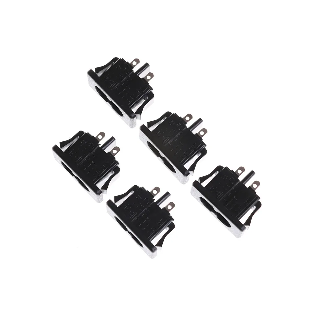 5 шт./лот черный AC250V 2.5A IEC320 C8 Мужской 2 шпильки Мощность Входной Разъем Панель