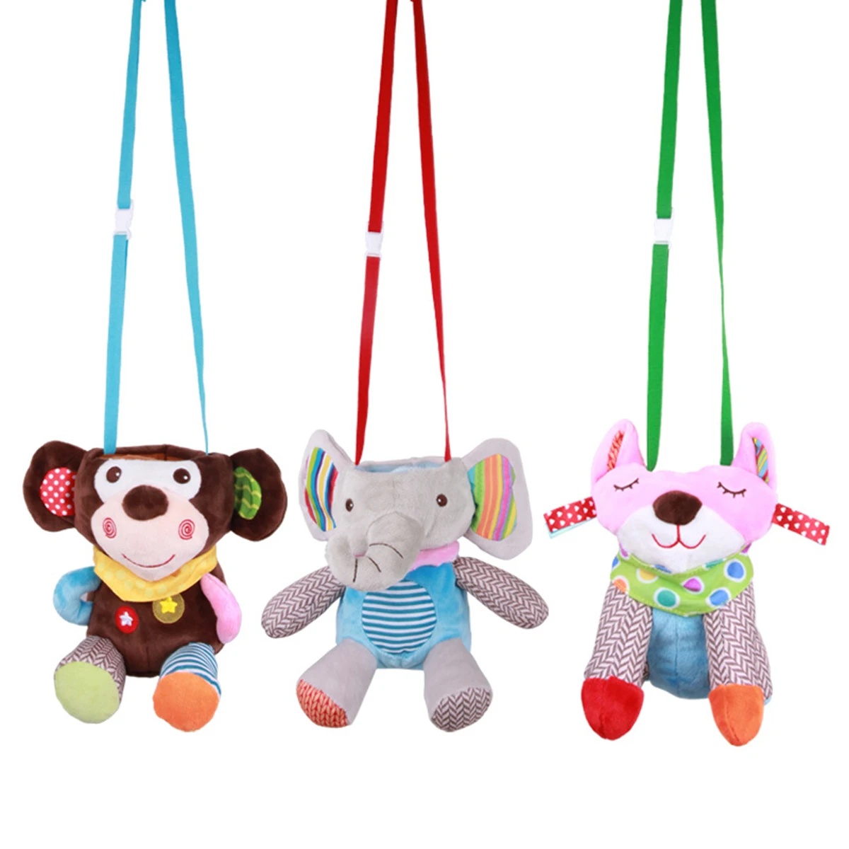 Baby Milk Bottle Cover Plush Soft Toy with Sound Paper Cartoon Animal Lovely Shape Creative Tool Cooler | Мать и ребенок