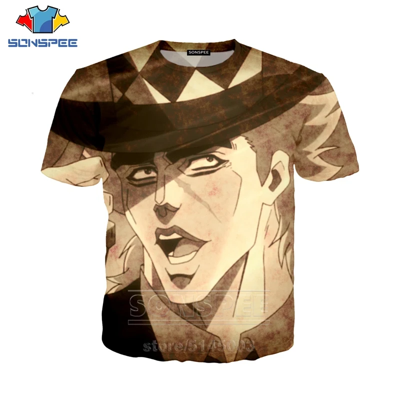 9 JoJo Необычные Приключения футболка для мужчин женщин Аниме Толстовка 3D принт Higashikata Josuke короткий рукав хип хоп топы пуловер C045-02 - Цвет: 9