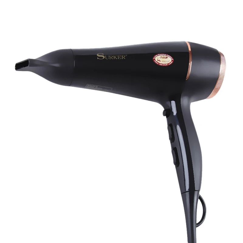 Surker Sk-63 Hair Dryer Temperature Control Overheat Protection 6-Speed Adjustment 3000W High Power Hot and Cold Air Blower with | Бытовая