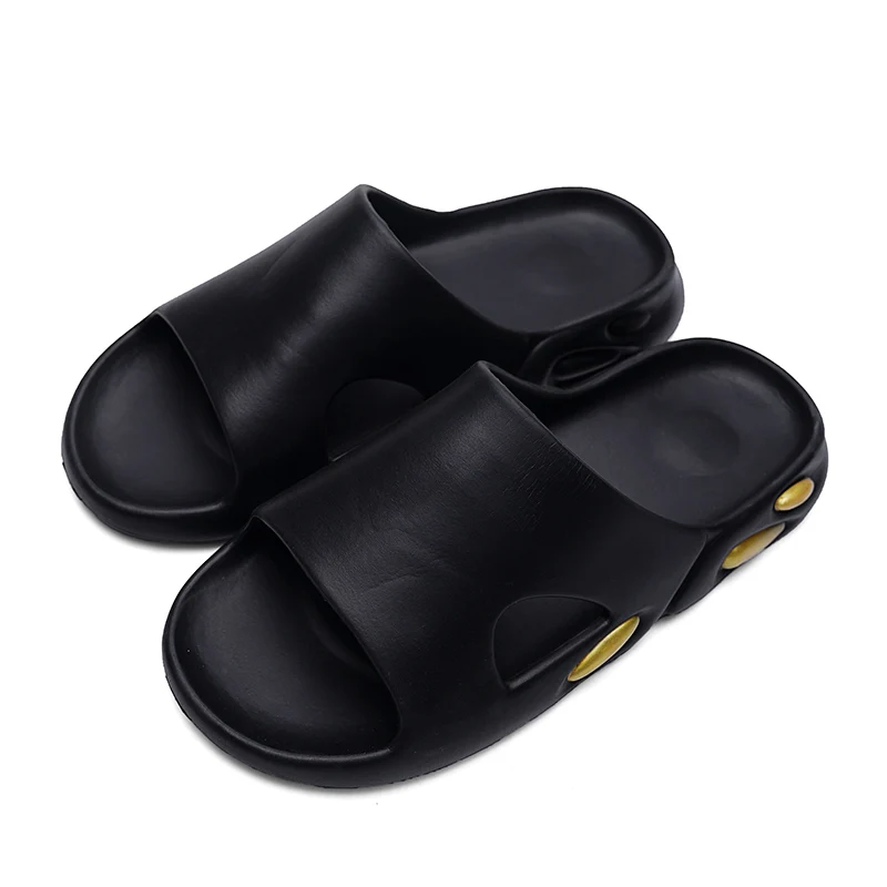 

2021 Classic Man Slippers Comfortable Fashion White Black Beige Green Mens Shoes 39-46