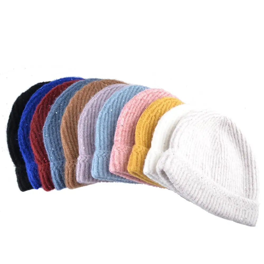 Женская вязаная шапка зима теплая шерстяная дамы на открытом воздухе горный