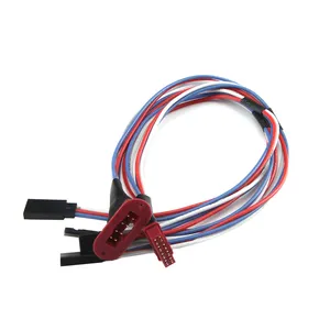 Многопроводной сервоудлинитель MPX 8 Pin 100 AWG, 2 провода, 3 провода, штекер и гнездо для радиоуправляемых самолетов