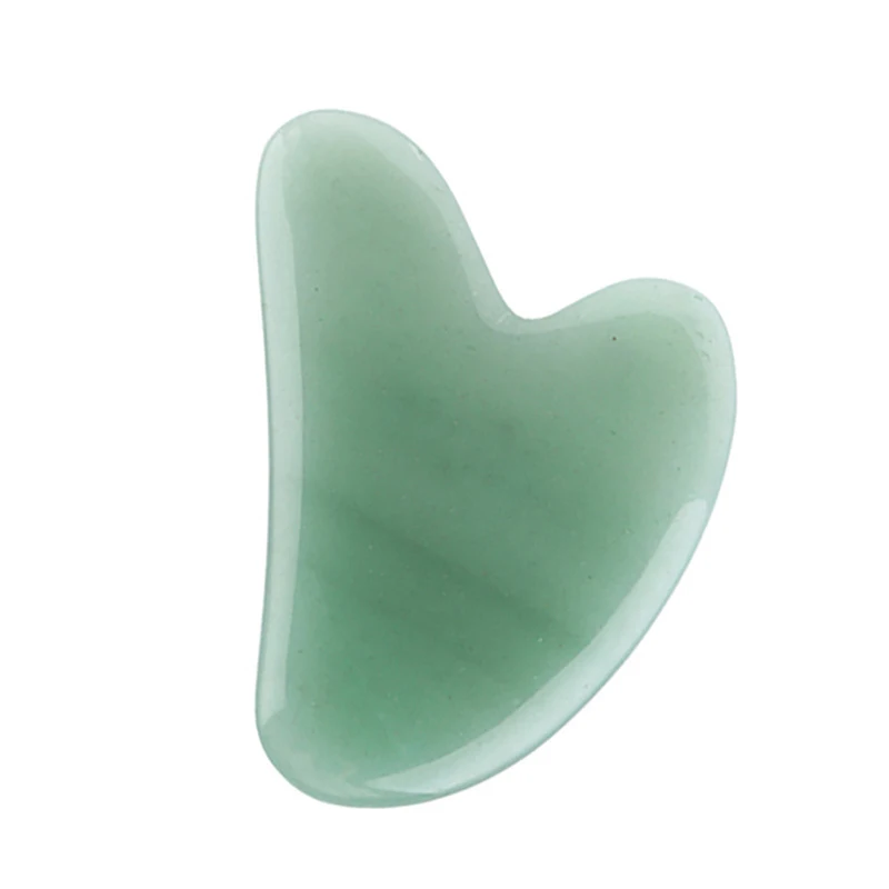 

Rose Quartz Jade Guasha Board Natural Stone Gua Sha Scraper Massager Tools For Face Neck Back Body Acupuncture Pressure Therapy