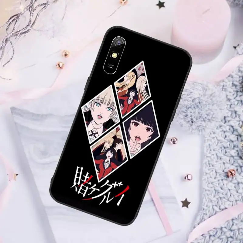 

Crazy Excitement Manga Kakegurui Phone Case For Xiaomi Redmi note 7 8 9 pro 8T 9A 9S Mi Note 10 Lite pro