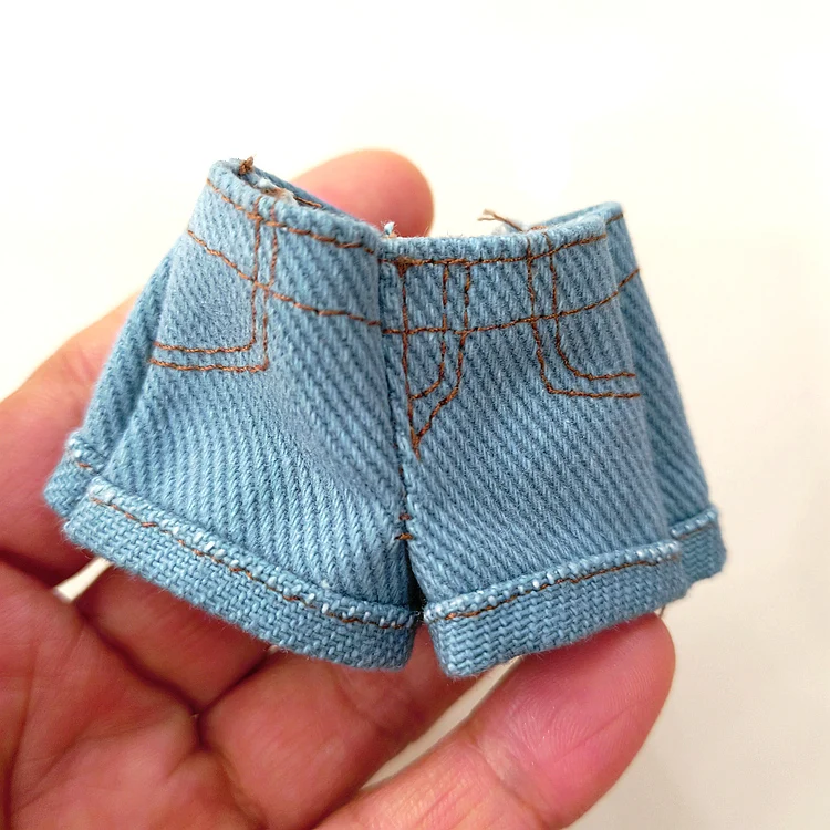 

Denim Jeans Shorts Trousers For Barbie 1/6 BJD Doll Clothes Bottoms Pants Fashion Outfit clothing Dolls Accessories Kids Toys