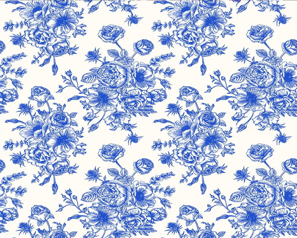 

Custom Made Window 3d Curtain 3d Modern Curtain Elegant and Noble Blue Peony Romantic Floral Blackout 3d Curtain