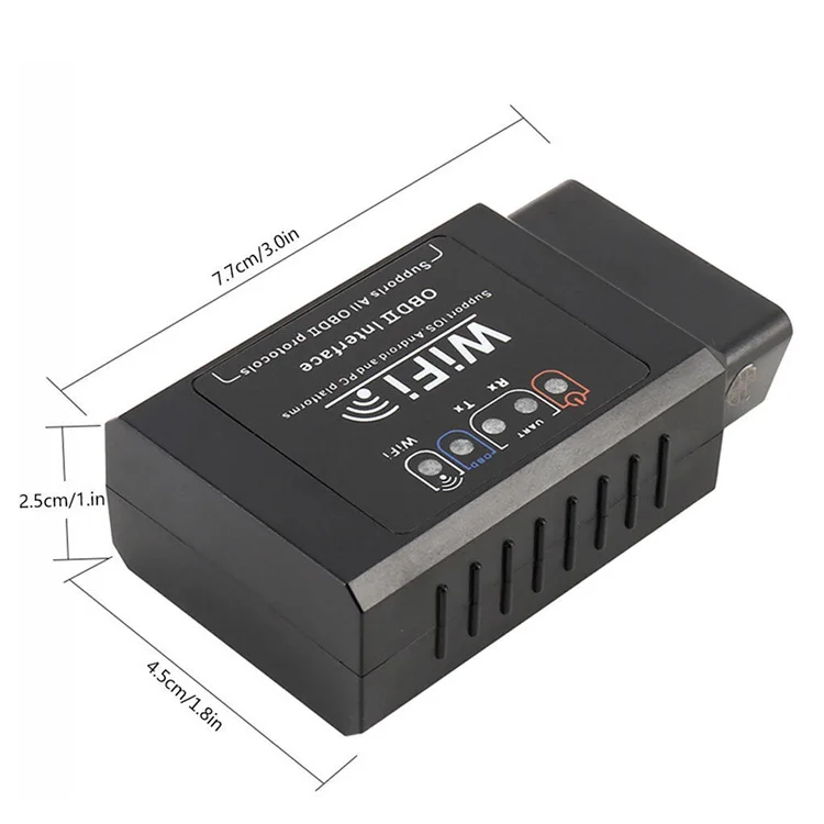 Автомобильный V1.5 ELM327 WI-FI OBD 2 OBD2 OBDII сканирования Foseal сканер адаптер проверки
