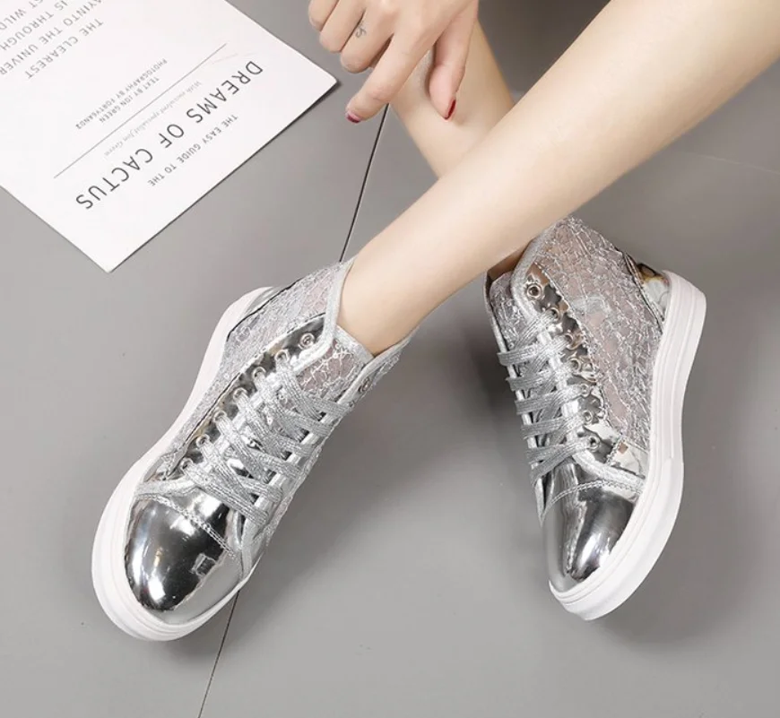 

Women Casual Sneakers Summer Mesh Breathable Shoes Platform Sneakers Female Basket Breathable Mesh Running Sports Shoe