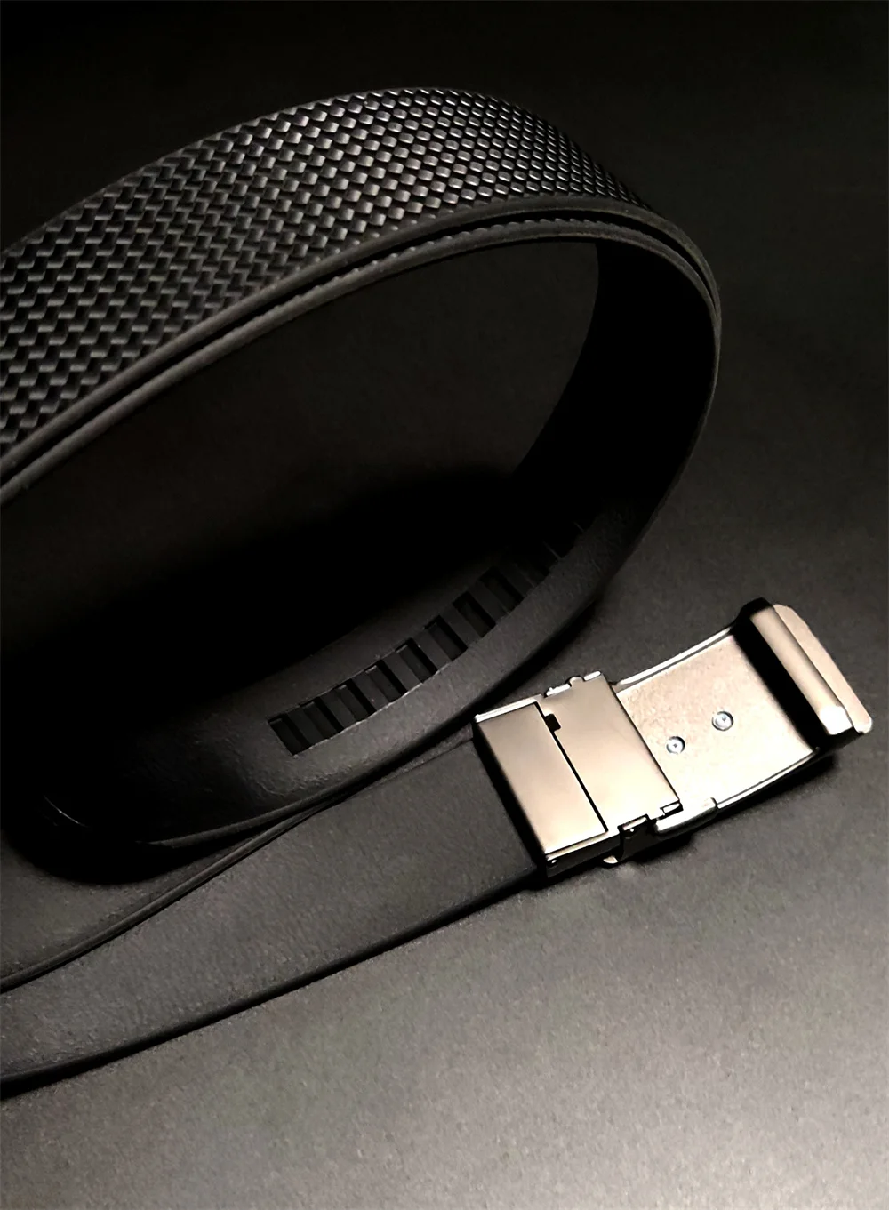 

Golf Belt Men's Automatic Buckle No Deformation Innovative Material Durable Tensile Resistance