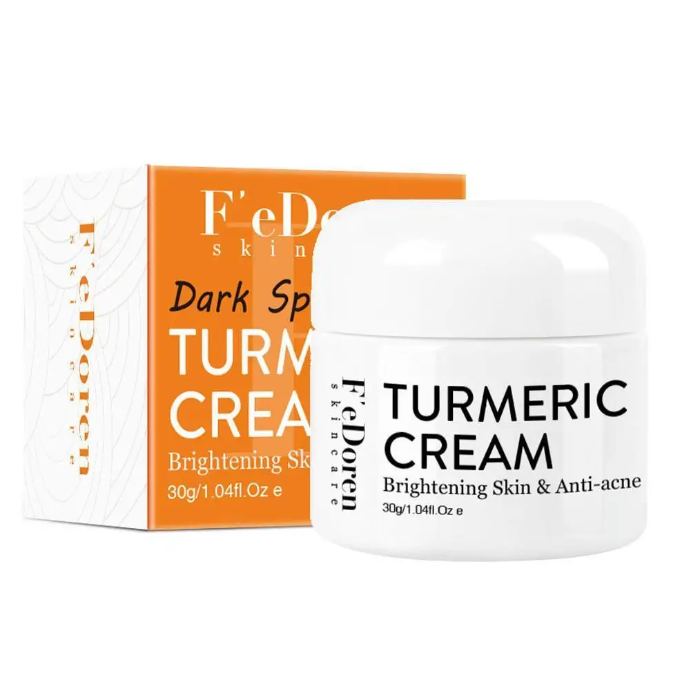

Herb Turmeric Face Cream Repair Acnes Scar Dark Spot Treatment Moisturizer Whitening Lightening Against Acne Skin Care