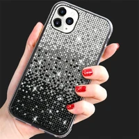 gradient diamond phone case for iphone 11 12 pro xs max 6 6s plus se luxury shockproof back cover for iphone x xr 7 8 plus