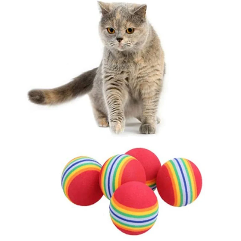 @ HE 5 шт. интерактивная игрушка в виде кота цветной пенопласт для домашних